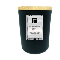 Χειροποίητο Luxury Αρωματικό Κερί με άρωμα Amber & Olibanum